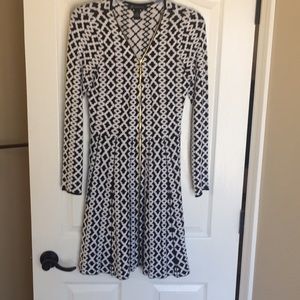 Black and white dress